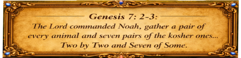 Genesis 7:2-3 quote
